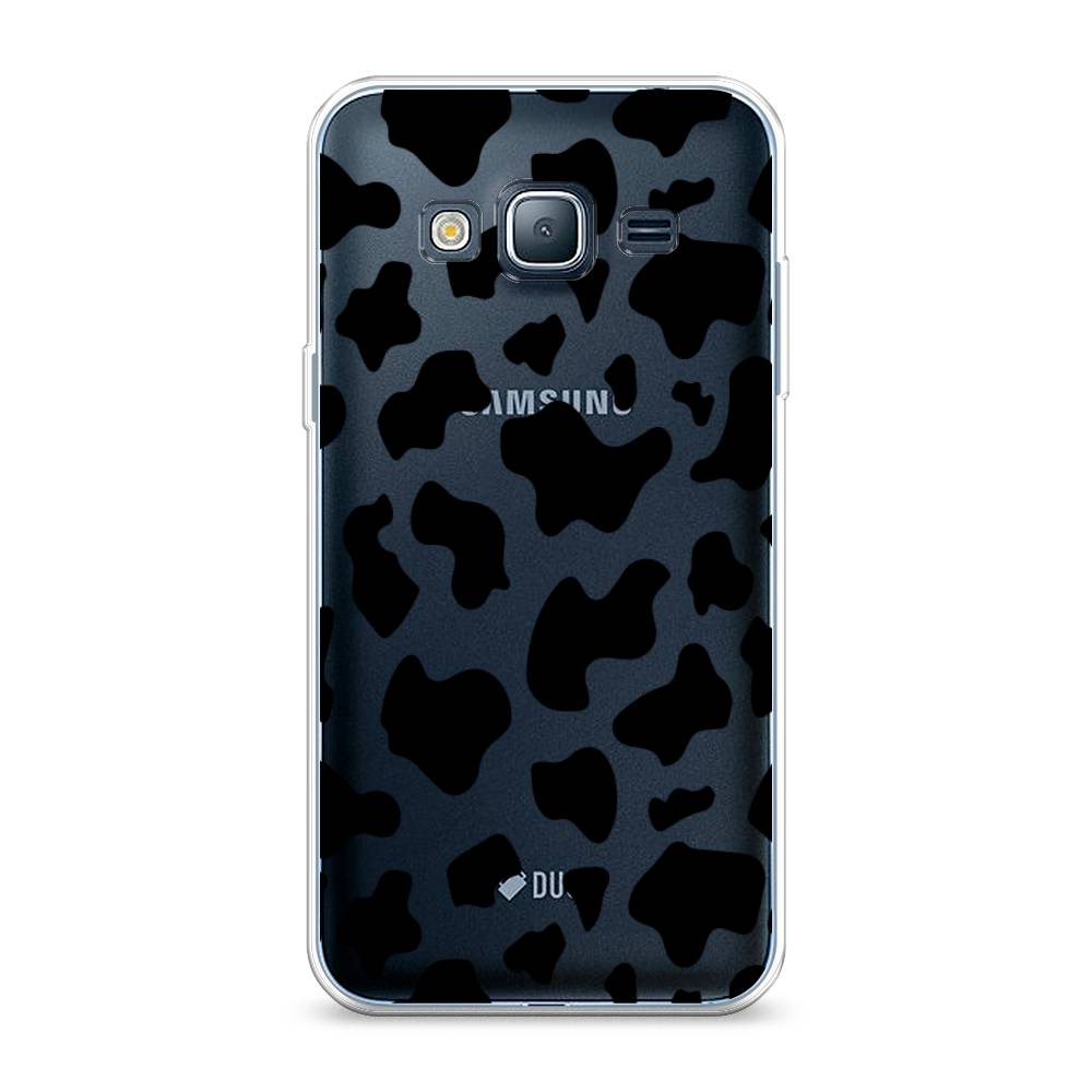 

Чехол Awog на Samsung Galaxy J3 2016 / Самсунг J3 2016 "Пятна коровы черные", Черный, 22450-2