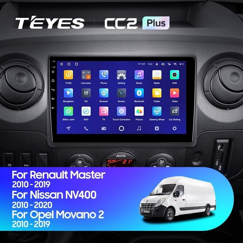 Магнитола Teyes CC2L Plus 232 для Renault Master 2010-2019 F2 2266000₽