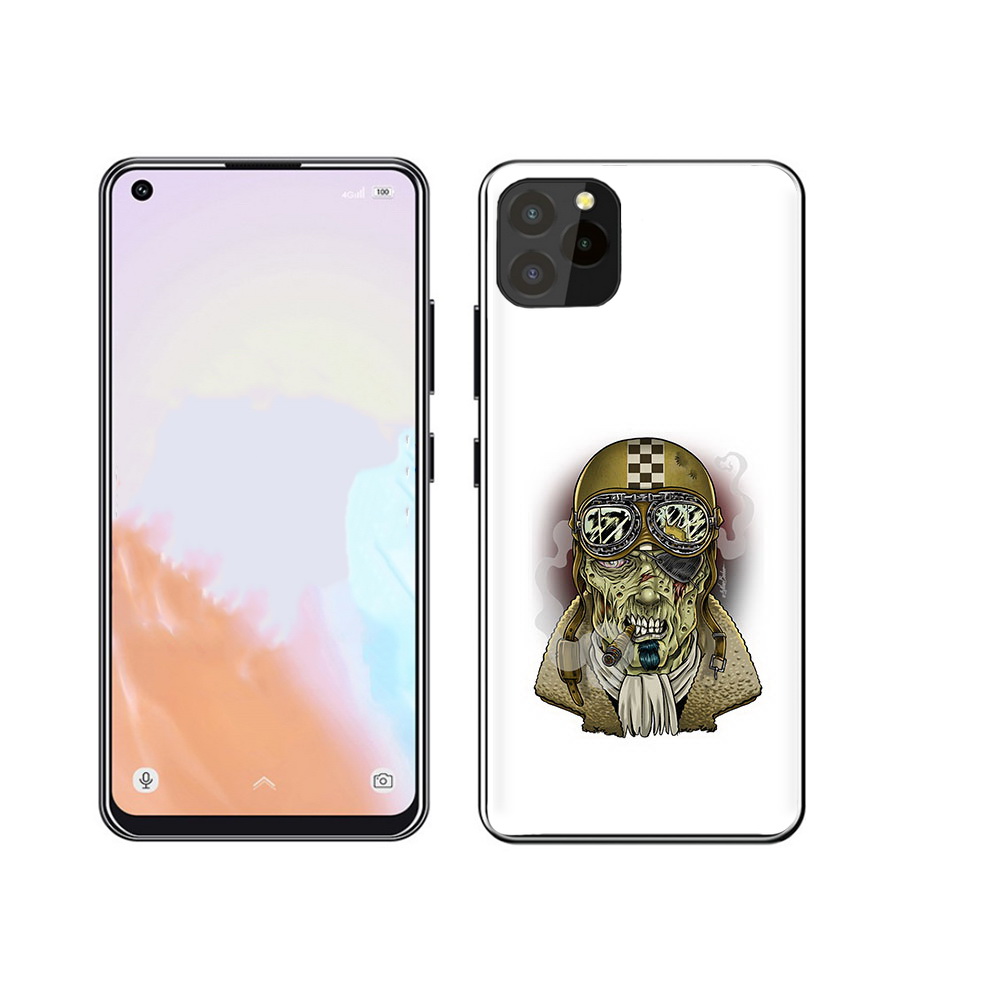 

Чехол MyPads Tocco для Oukitel C21 Pro военный зомби, Прозрачный, Tocco