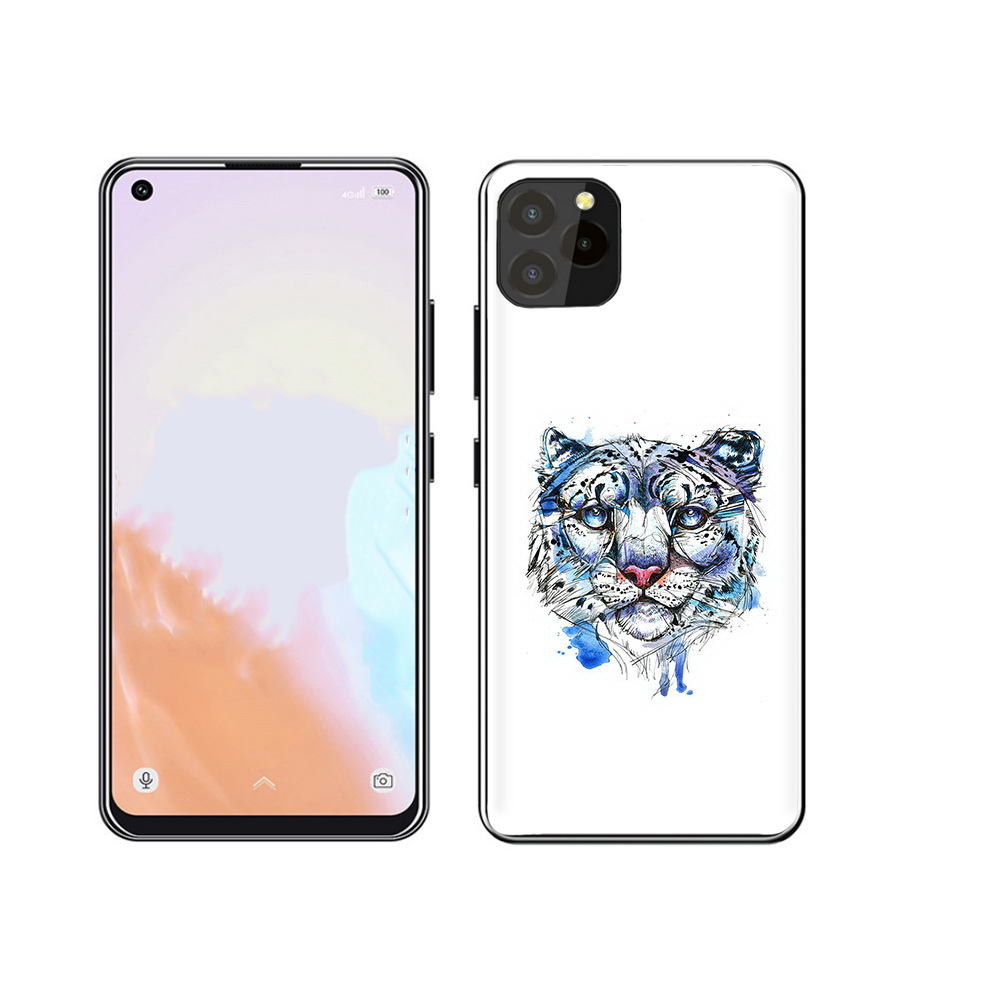 

Чехол MyPads Tocco для Oukitel C21 Pro водяной тигр, Прозрачный, Tocco