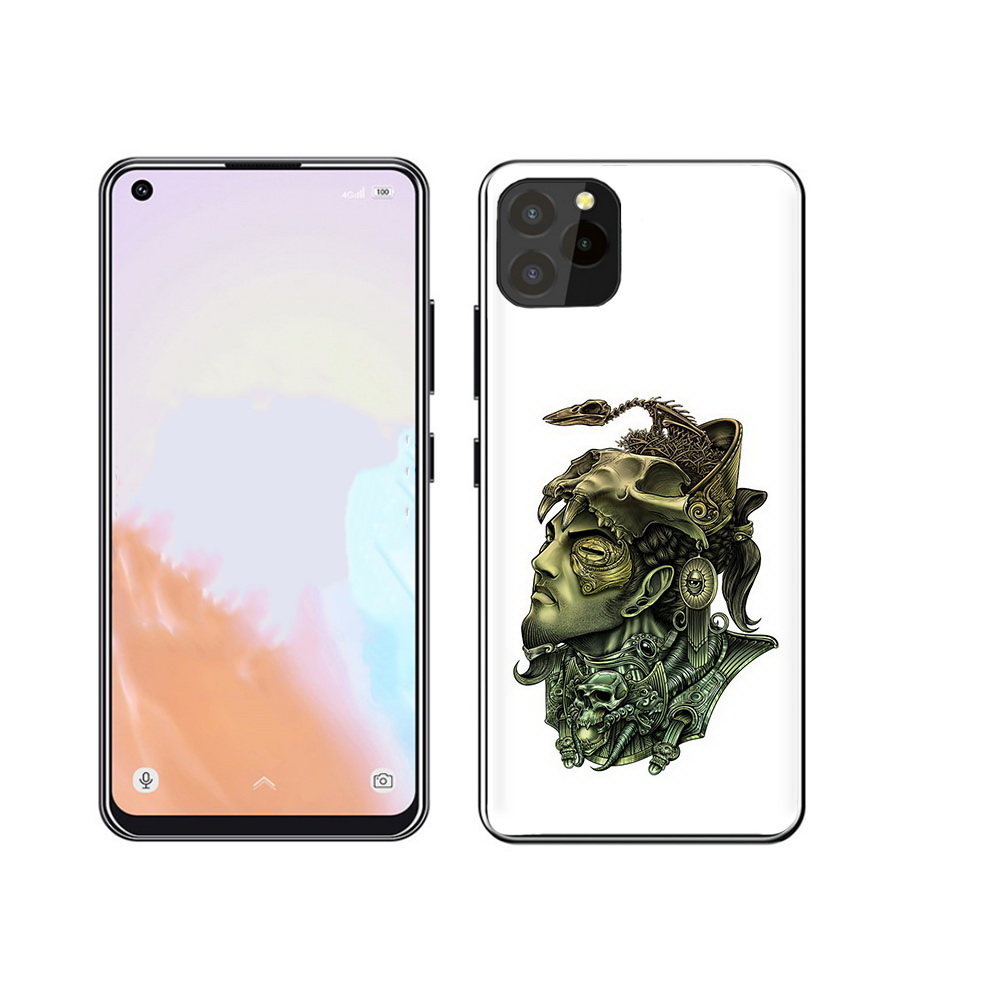 

Чехол MyPads Tocco для Oukitel C21 Pro бронзовый воин, Прозрачный, Tocco