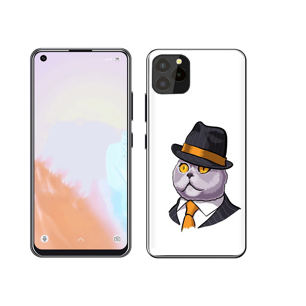 

Чехол MyPads Tocco для Oukitel C21 Pro британец, Прозрачный, Tocco