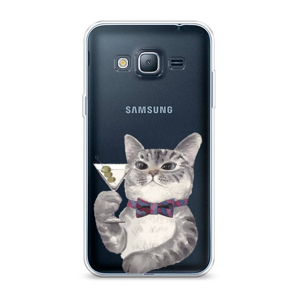 

Чехол Awog "Кот джентльмен" для Samsung Galaxy J3 2016