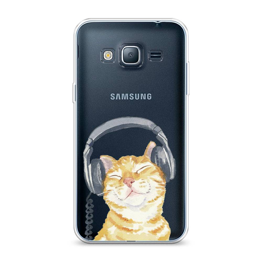 

Чехол Awog "Кот меломан" для Samsung Galaxy J3 2016