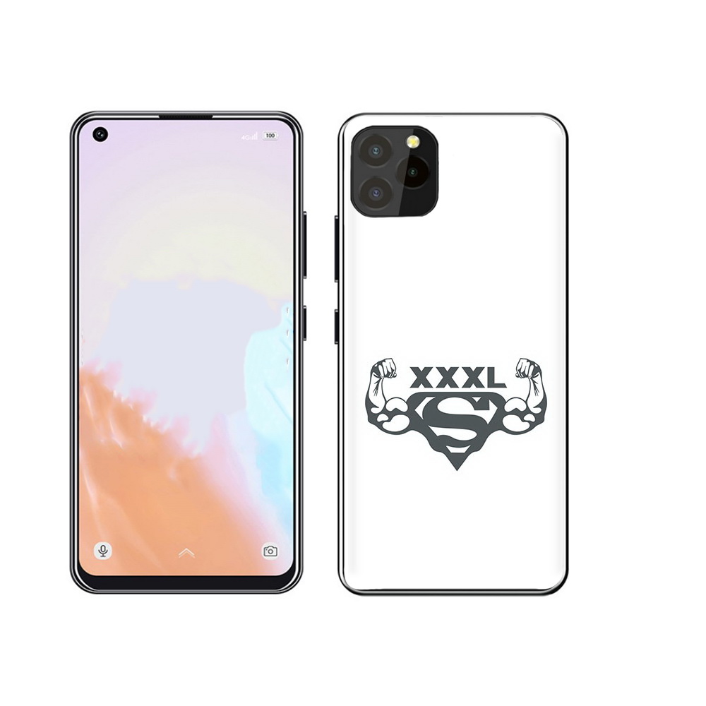 

Чехол MyPads Tocco для Oukitel C21 Pro бодибилдинг супермен, Прозрачный, Tocco