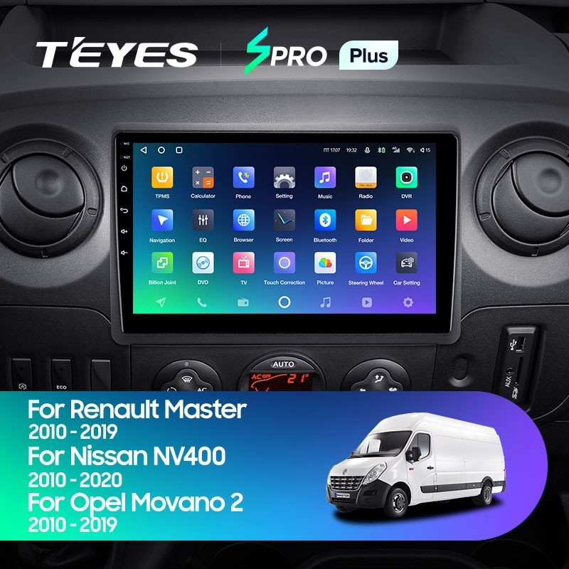 Магнитола Teyes SPRO Plus 464 для Opel Movano 2 2010-2019 F2 3360000₽