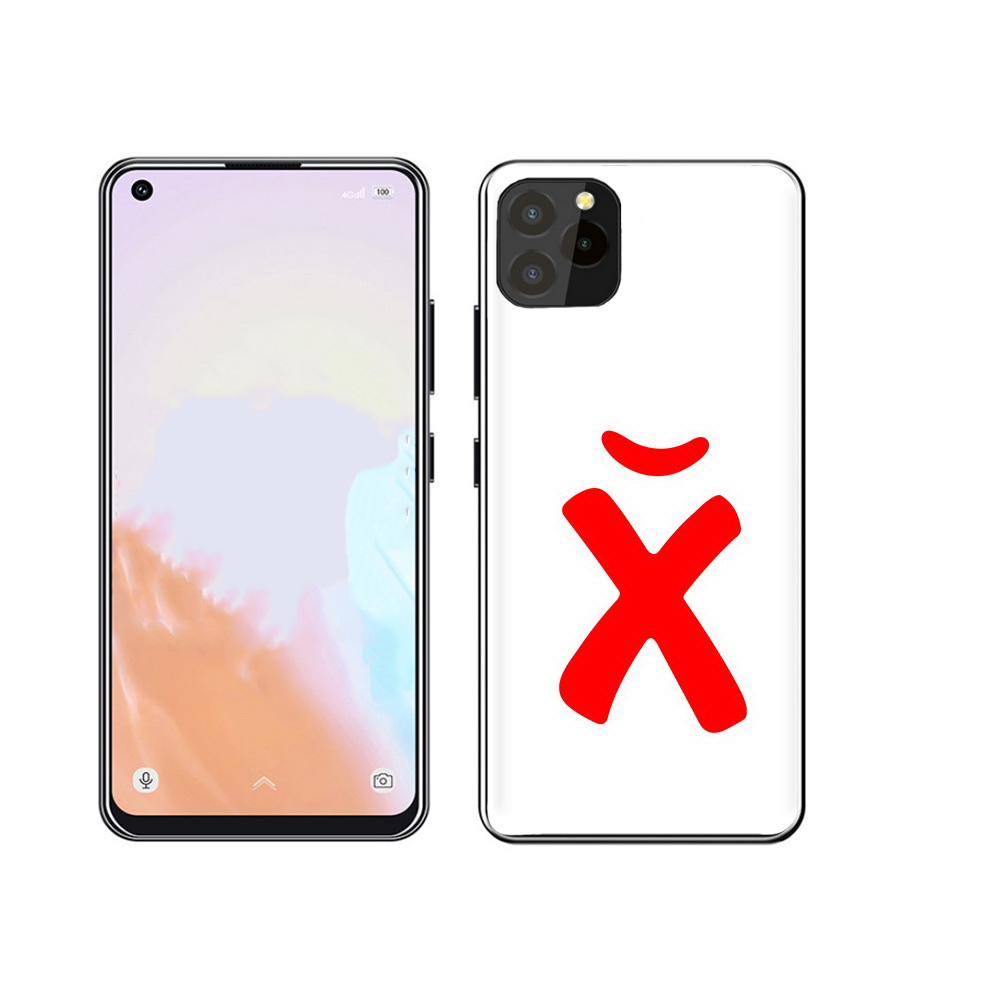 

Чехол MyPads Tocco для Oukitel C21 Pro абстракция буква х, Прозрачный, Tocco