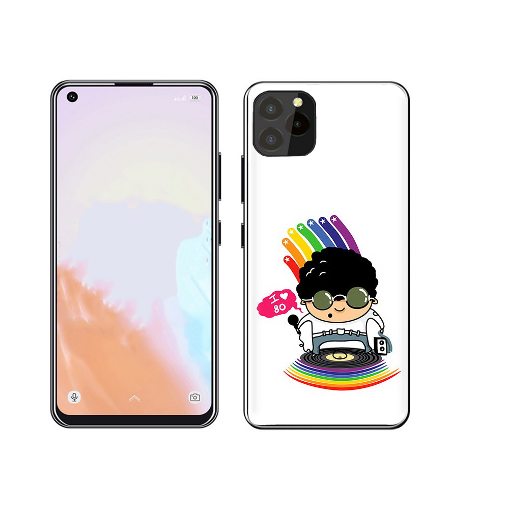 

Чехол MyPads Tocco для Oukitel C21 Pro Я люблю 80-е, Прозрачный, Tocco