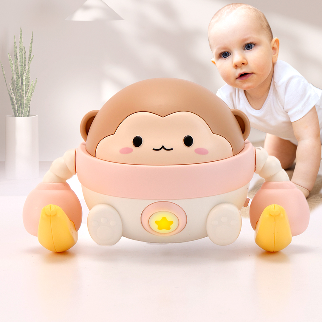 

Музыкальная обезьянка акробат, Розовый
