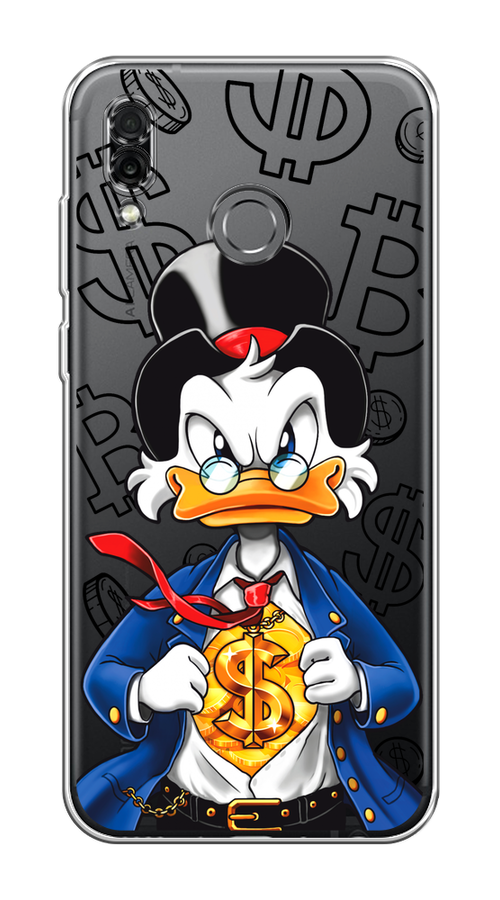 

Чехол на Honor Play "Scrooge Goldman", Черный;белый;синий, 66250-1
