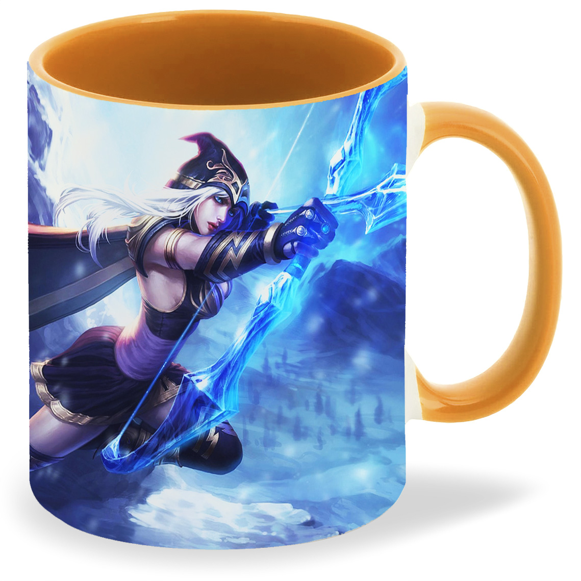 

Кружка CoolPodarok ashe league of legends, ashe league of legends