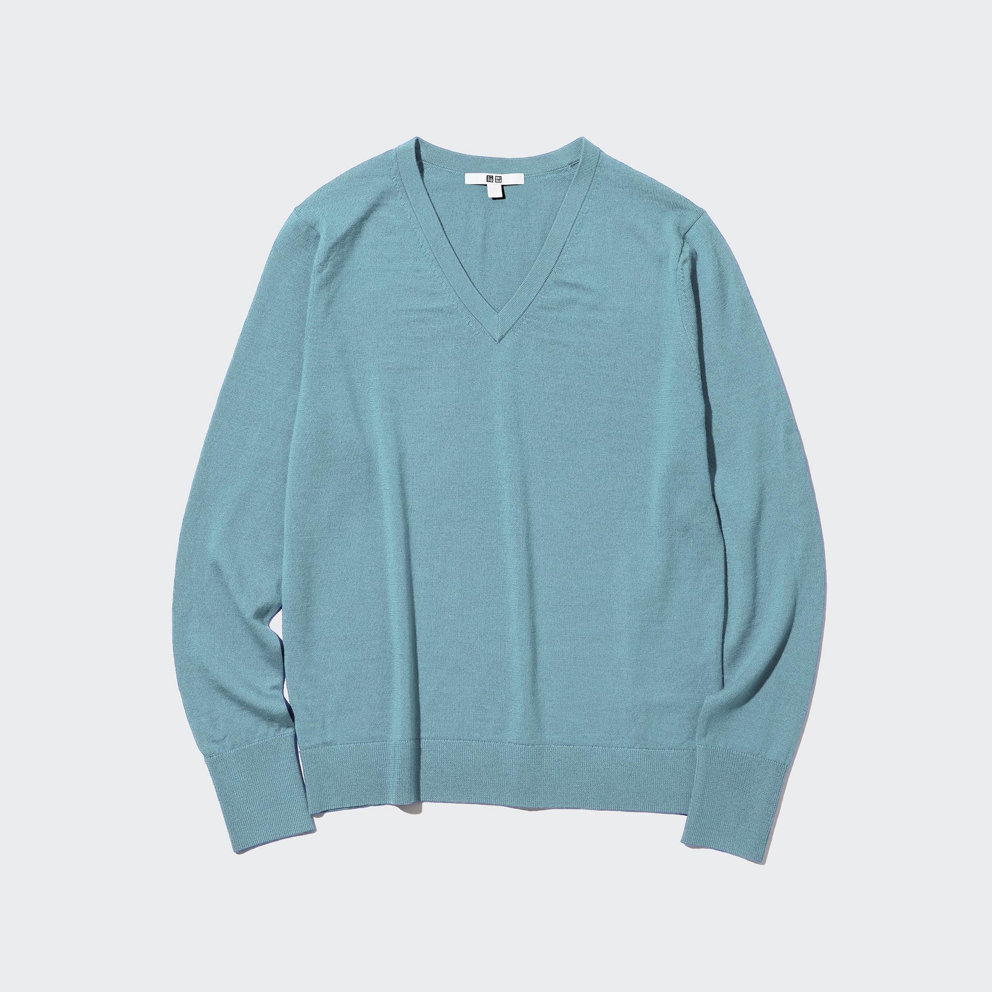 Пуловер женский UNIQLO 450511COL61 синий XL (доставка из-за рубежа)