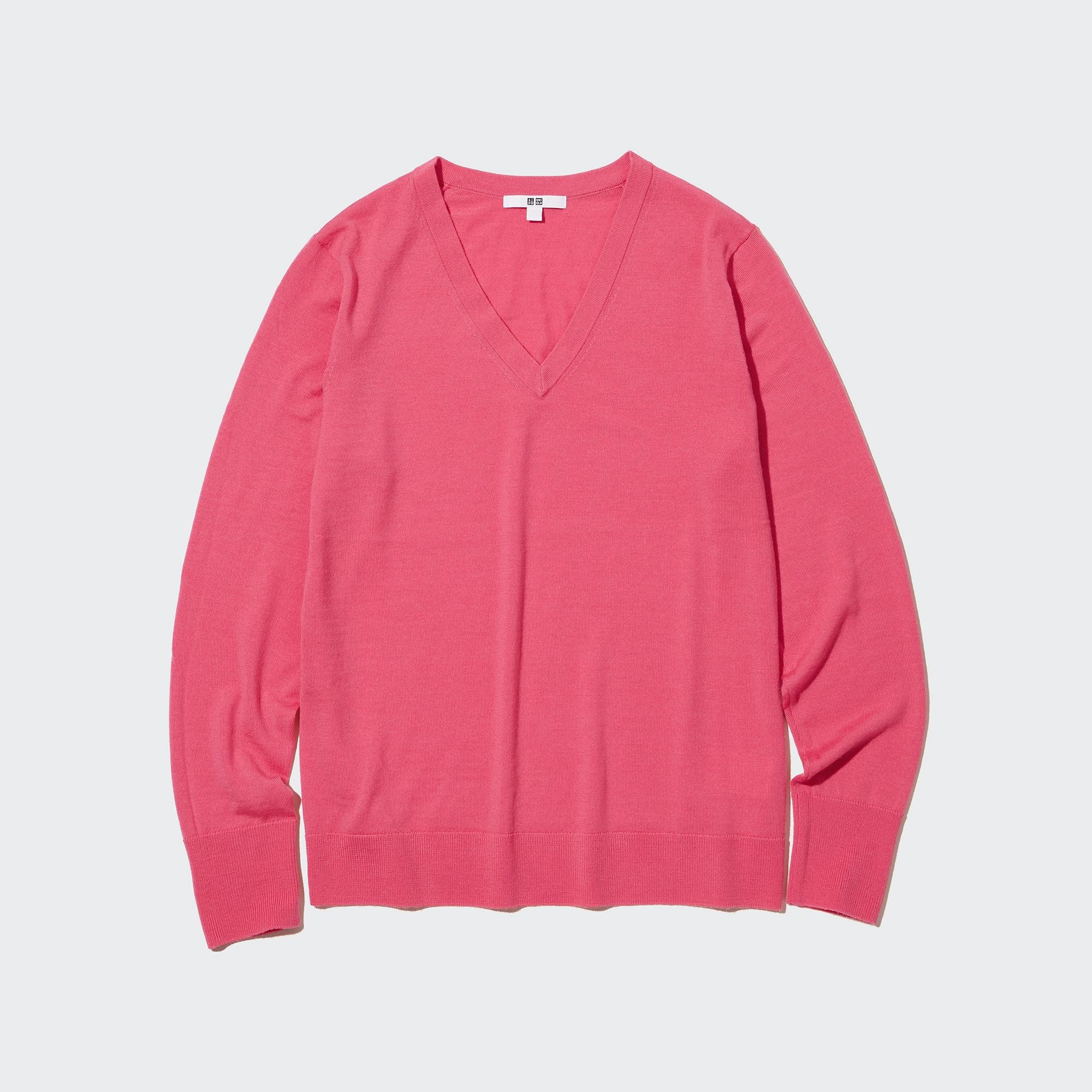 

Пуловер женский UNIQLO 450511COL95 розовый M (доставка из-за рубежа), 450511COL95