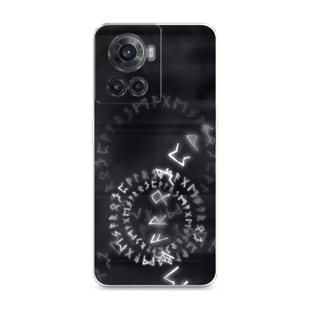 

Чехол на OnePlus 10R"Руны", Серый;черный, 152950-3