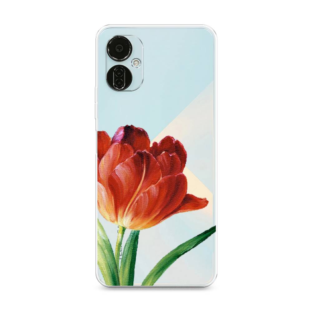 

Чехол Awog на Tecno Camon 19 Neo "Красный тюльпан", 302350-8