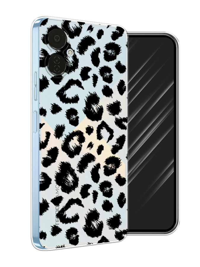 

Чехол Awog на Tecno Camon 19 Neo "Окрас леопарда фон", Черный;прозрачный, 302350-2