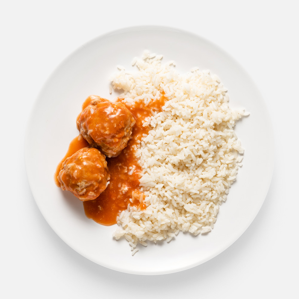 

Тефтели мясные Evofood в соусе с рисом 300 г