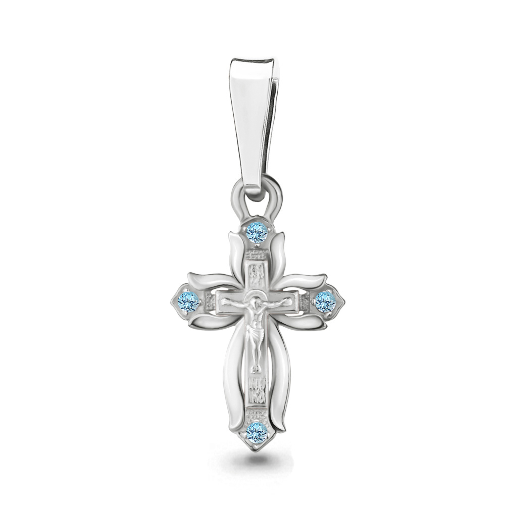 

Кулон из серебра со шпинелью Aquamarine Aquamarine 20478Б_925_р, 20478Б_925_р