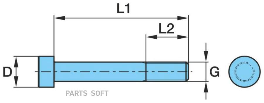 Болт M16X 7030 8.8