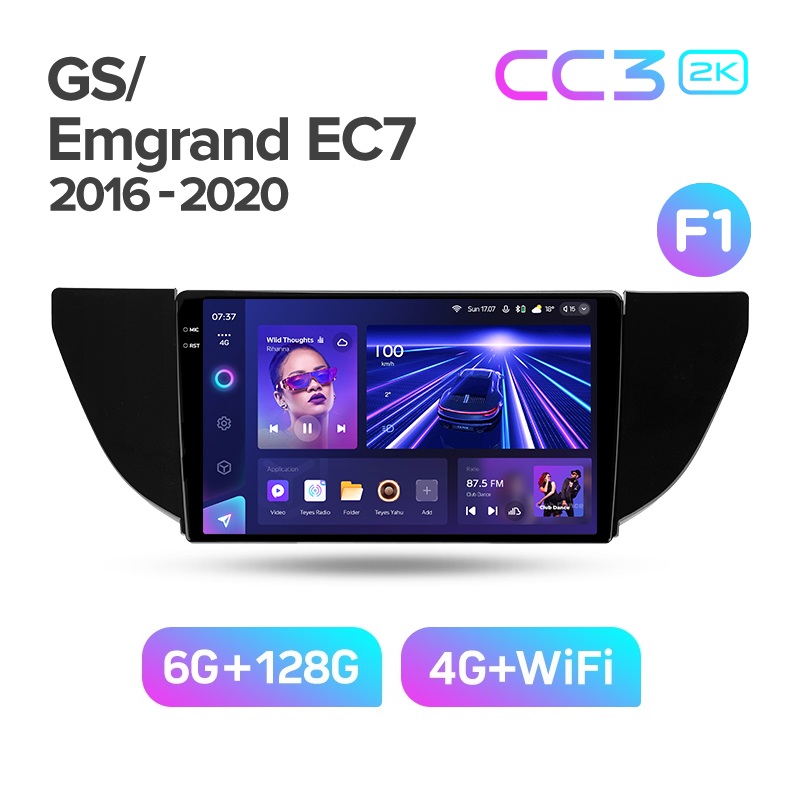 Магнитола TEYES GEELY EMGRAND EC7 2016-2020 г CC3 2K 6128ГБ 4189000₽