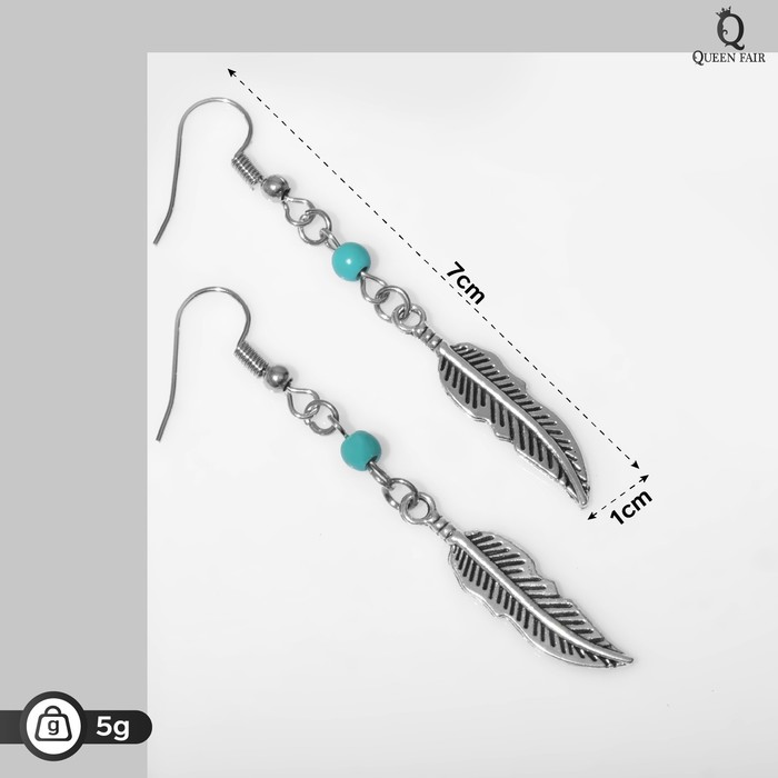 

Серьги подвески из бижутерного сплава Queen Fair 5352610, бусины