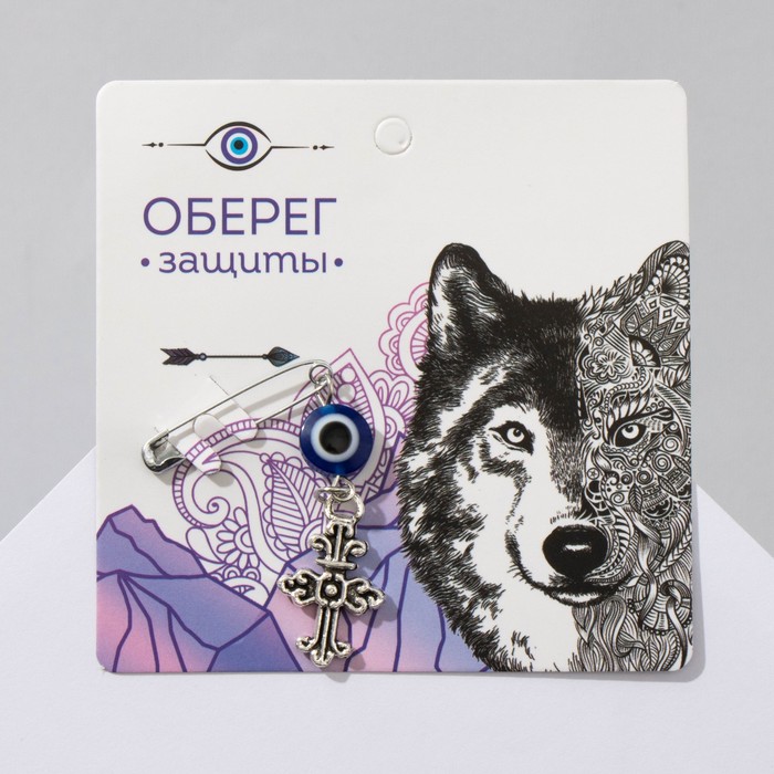 

Брошь из бижутерного сплава Queen Fair 7415897, пластик