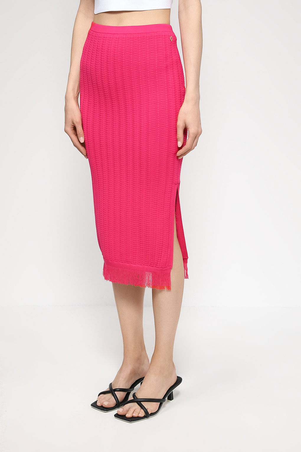 

Юбка женская Guess W3YD12 Z36D2 розовая S, Розовый, W3YD12 Z36D2