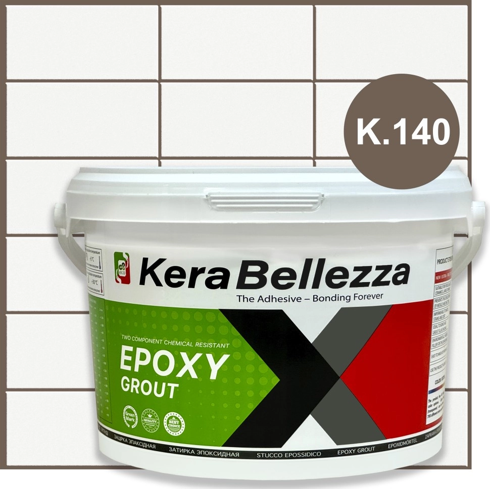 

Затирка эпоксидная KeraBellezza 106914, Коричневый, К140 0.33кг