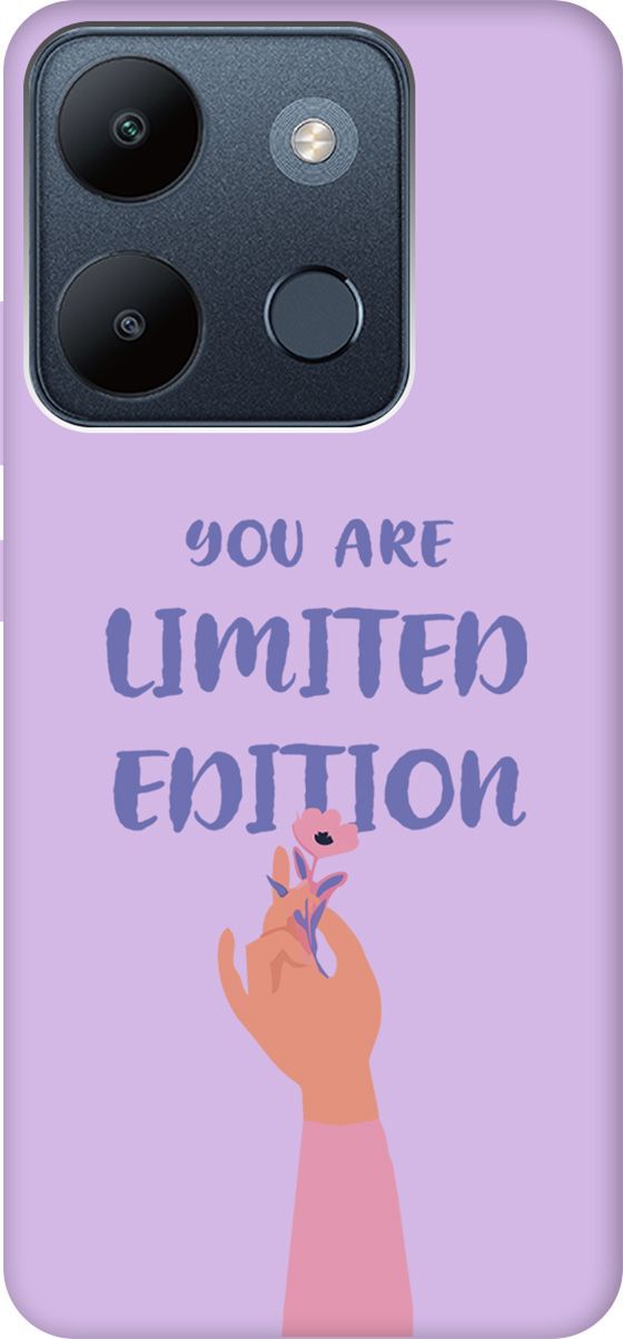

Чехол на Infinix Smart 7/Tecno Spark Go 2023/Pop 7 Pro "Limited Edition" сиреневый, Фиолетовый, 158871