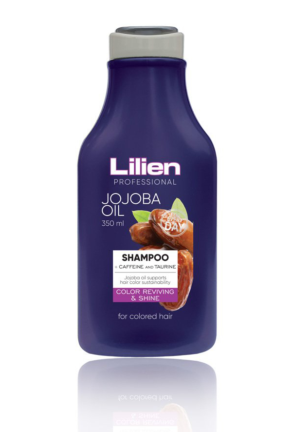 Шампунь Lilien Jojoba Oil блеск и сила окрашенных волос, с маслом жожоба, 350 мл