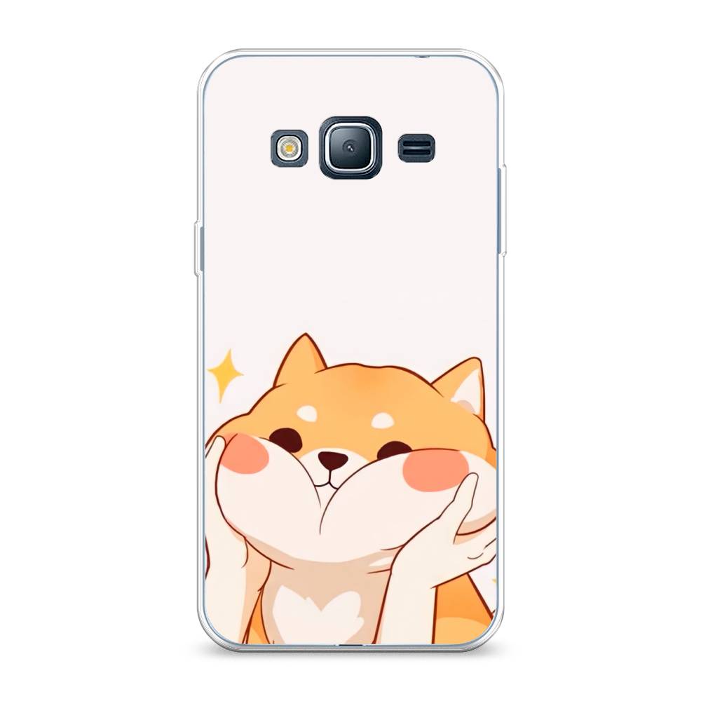 

Чехол Awog на Samsung Galaxy J3 2016 / Самсунг J3 2016 "Сладкий песик", Оранжевый, 22450-1