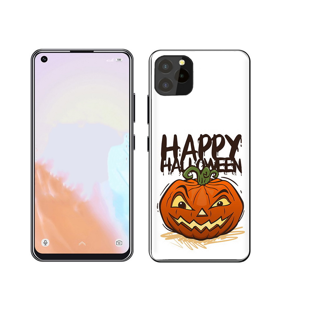 

Чехол MyPads Tocco для Oukitel C21 Pro Хэллоуин счастливый, Прозрачный, Tocco