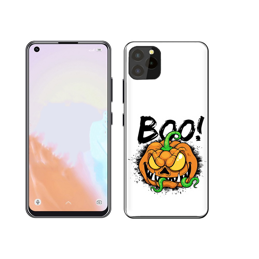 

Чехол MyPads Tocco для Oukitel C21 Pro Хэллоуин бу, Прозрачный, Tocco