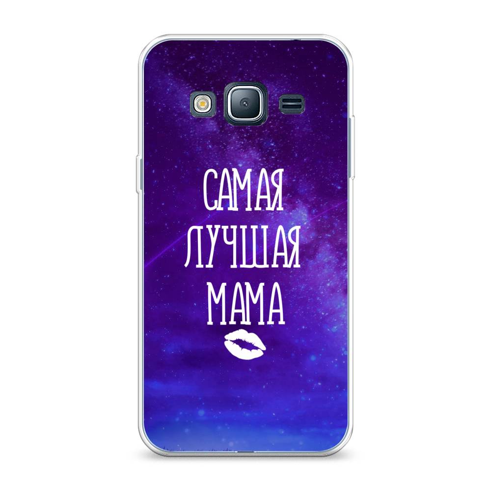 

Чехол Awog на Samsung Galaxy J3 2016 / Самсунг J3 2016 "Лучшая мама", Фиолетовый;синий;белый, 22450-6