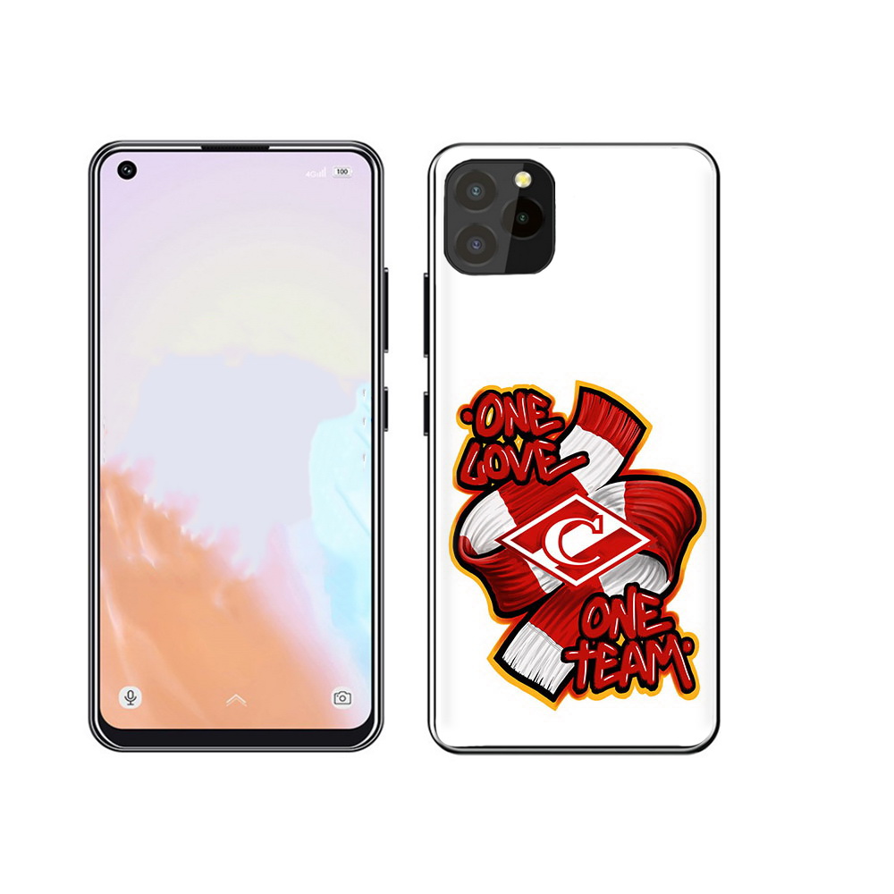 

Чехол MyPads Tocco для Oukitel C21 Pro ФК спарак 1 любовь, Прозрачный, Tocco