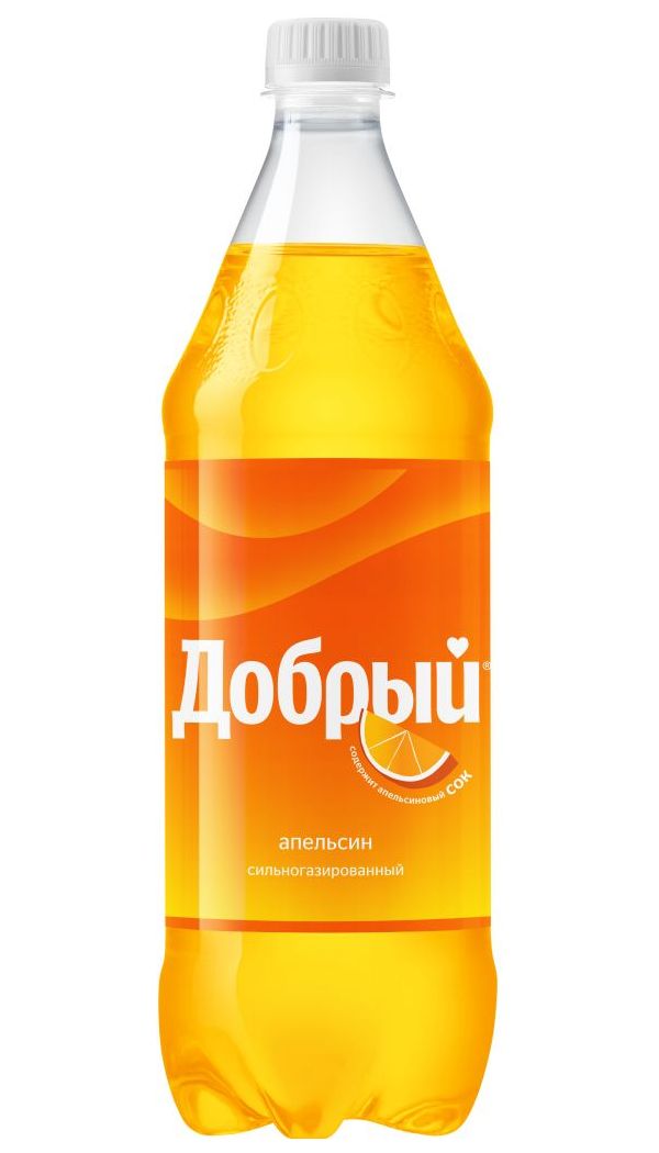 

Газированный напиток Добрый апельсин с витамином С 1 л х 12 шт