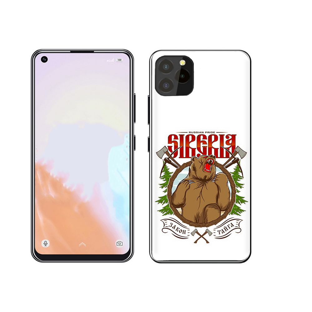 

Чехол MyPads Tocco для Oukitel C21 Pro Тайга, Прозрачный, Tocco