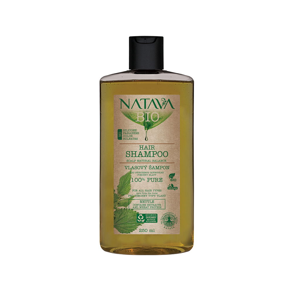 Шампунь Natava Nettle для женщин, с экстрактом крапивы, 250 мл шампунь с органическим экстрактом крапивы 400 мл