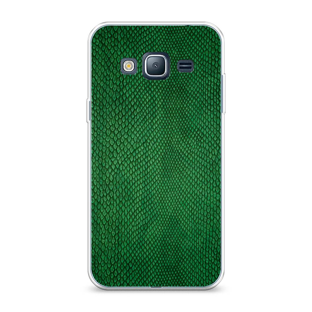 

Чехол Awog на Samsung Galaxy J3 2016 / Самсунг J3 2016 "Изумрудная змея", Черный;зеленый;коричневый, 22450-3
