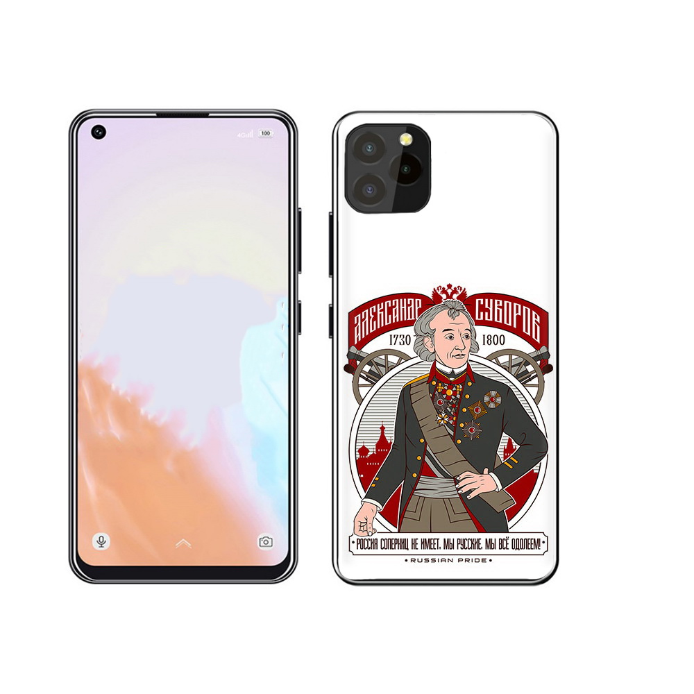 

Чехол MyPads Tocco для Oukitel C21 Pro Суворов, Прозрачный, Tocco