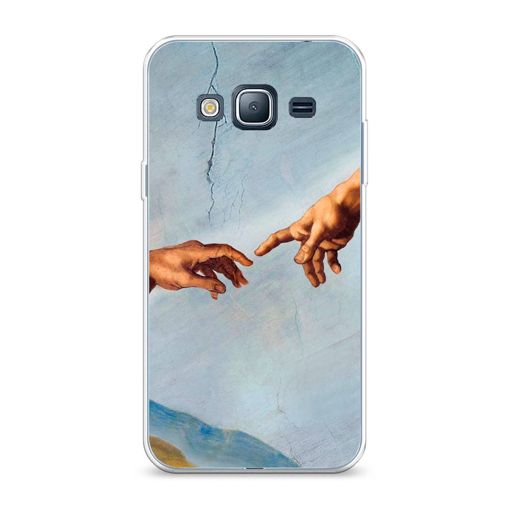 

Чехол Awog на Samsung Galaxy J3 2016 / Самсунг J3 2016 "Сотворение Адама", Голубой;коричневый;серый, 22450-9
