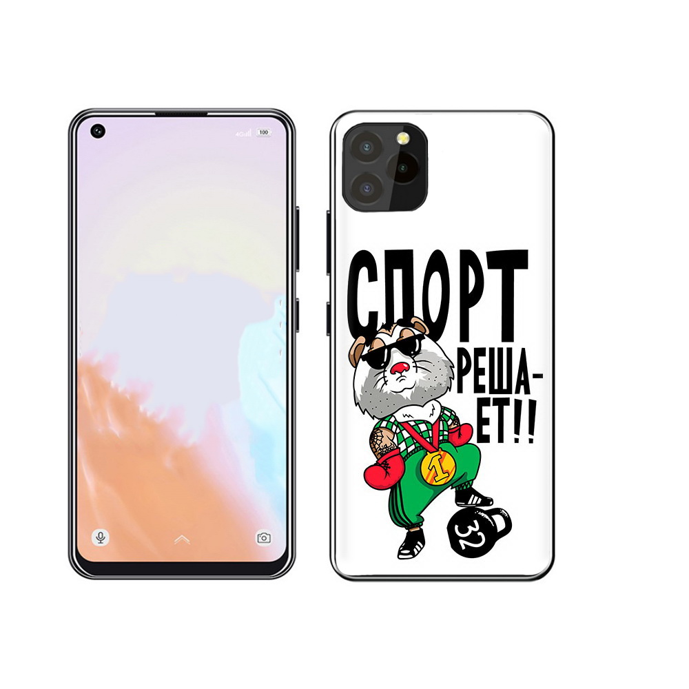 

Чехол MyPads Tocco для Oukitel C21 Pro Спорт решает, Прозрачный, Tocco
