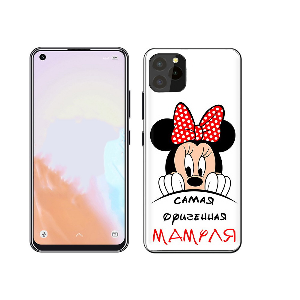 

Чехол MyPads Tocco для Oukitel C21 Pro Самая лучшая мамуля Мини Маус, Прозрачный, Tocco