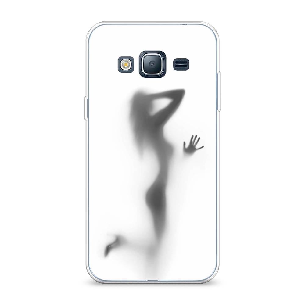 

Чехол Awog на Samsung Galaxy J3 2016 / Самсунг J3 2016 "Стекло в душе", Белый;серый;черный, 22450-7