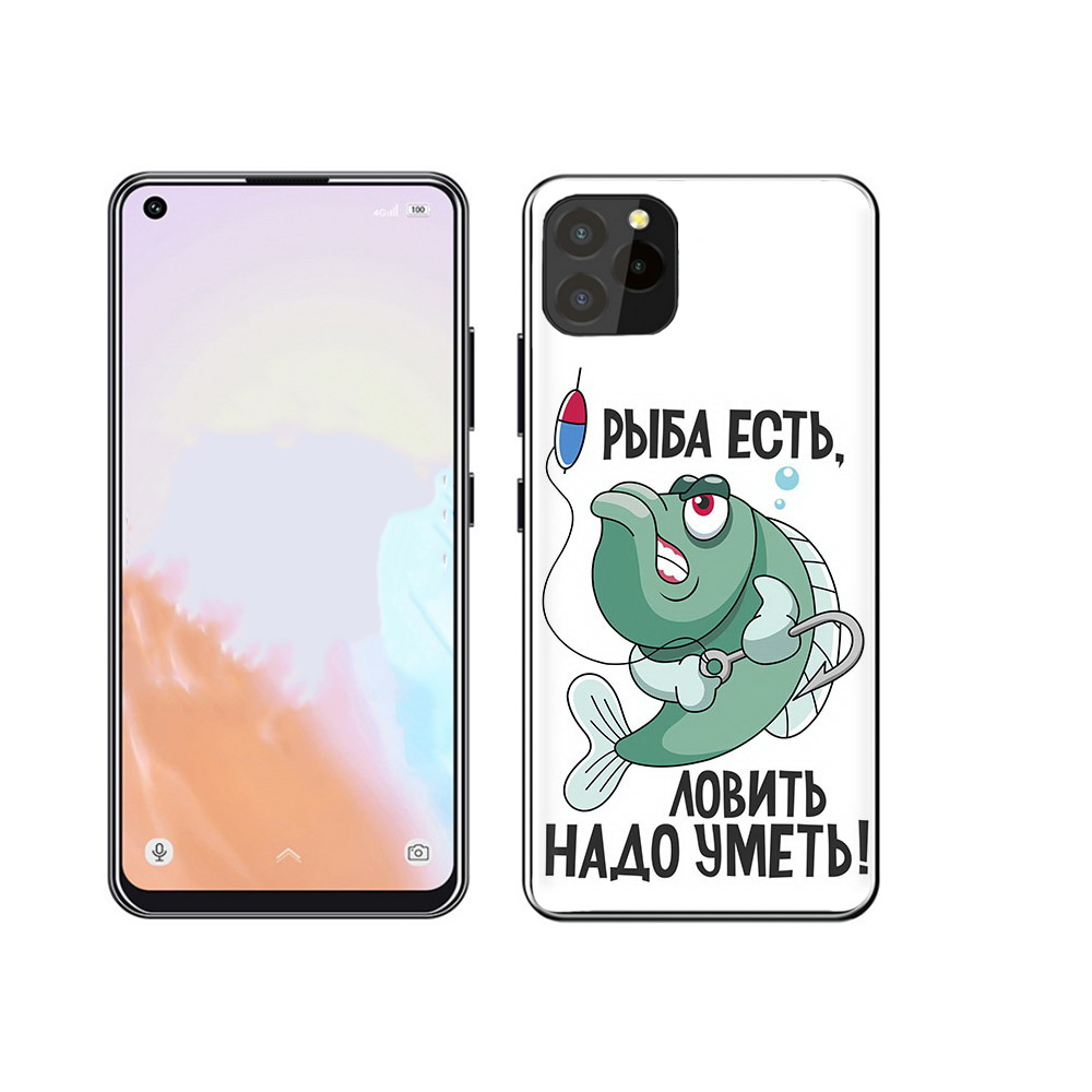 

Чехол MyPads Tocco для Oukitel C21 Pro Рыба есть ,ловить надо уметь, Прозрачный, Tocco