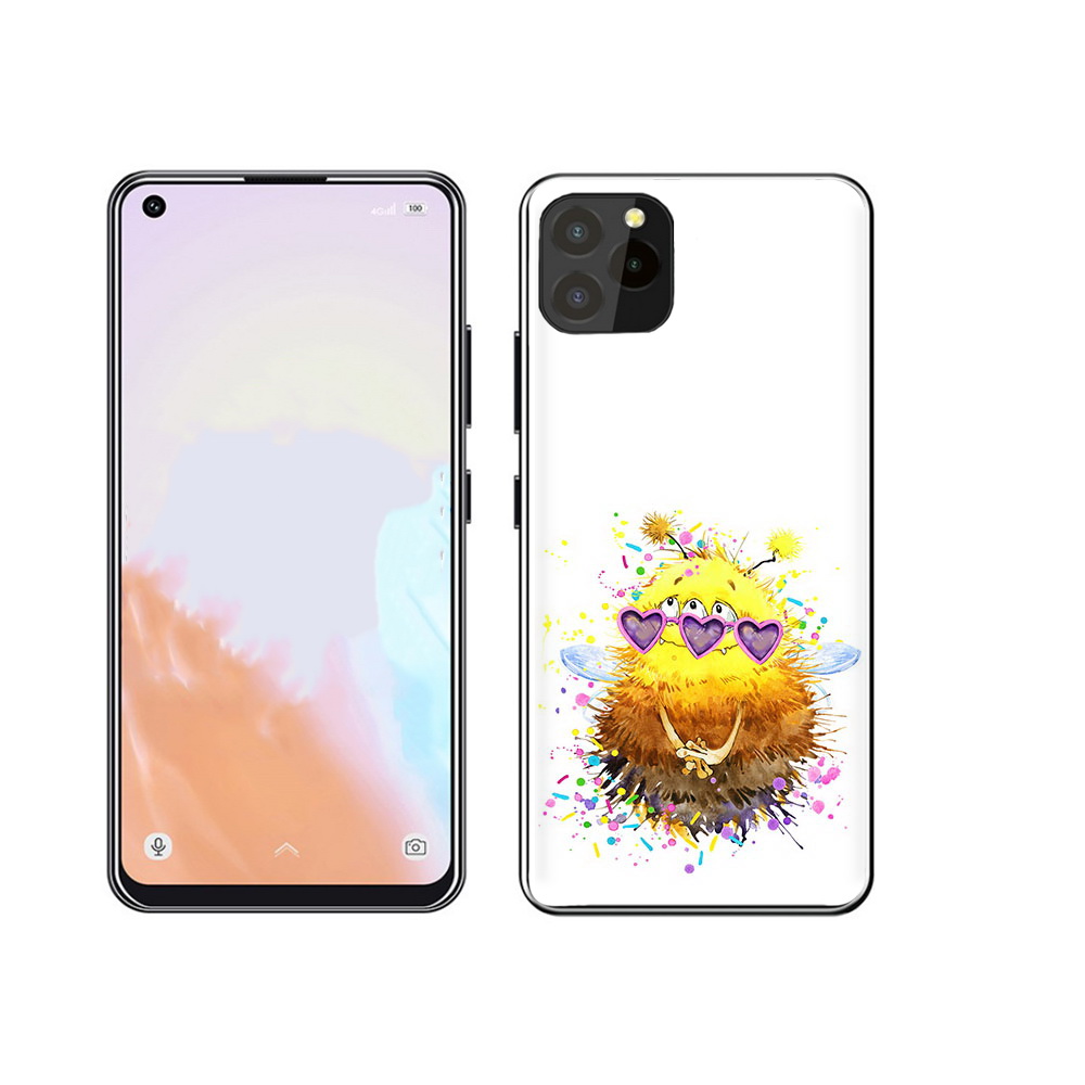 

Чехол MyPads Tocco для Oukitel C21 Pro Пушитый шмель, Прозрачный, Tocco