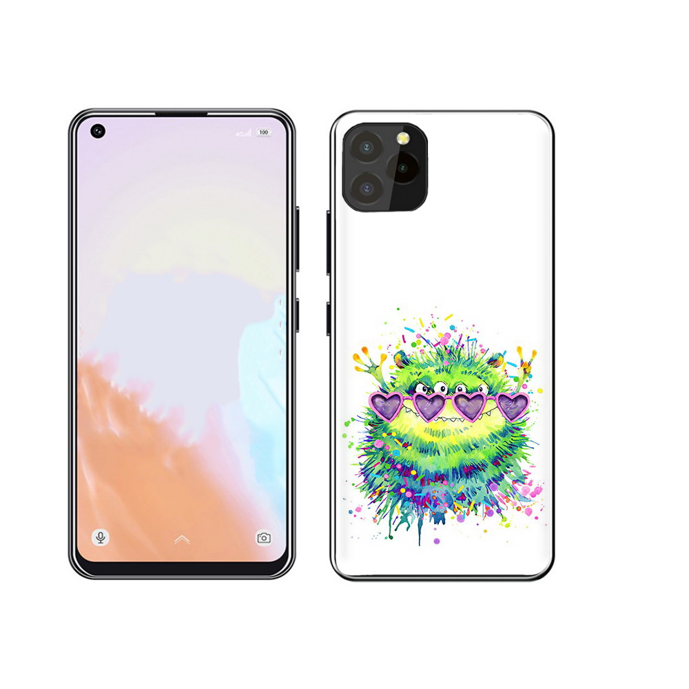 

Чехол MyPads Tocco для Oukitel C21 Pro Пушистый персонаж, Прозрачный, Tocco