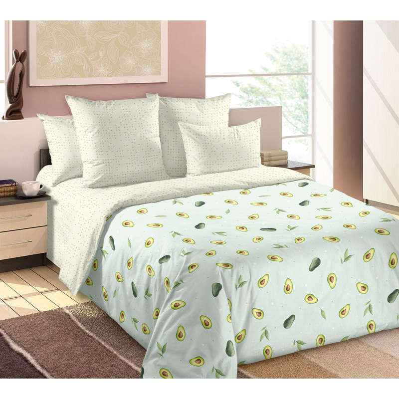 

Комплект белья Текс-Дизайн перкаль Авокадо (на резинке) размер: 2 сп. арт. 228344, Авокадо