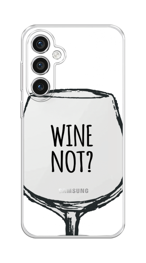 

Чехол на Samsung Galaxy S23 FE 5G "Wine not white", Белый, 2108450-1