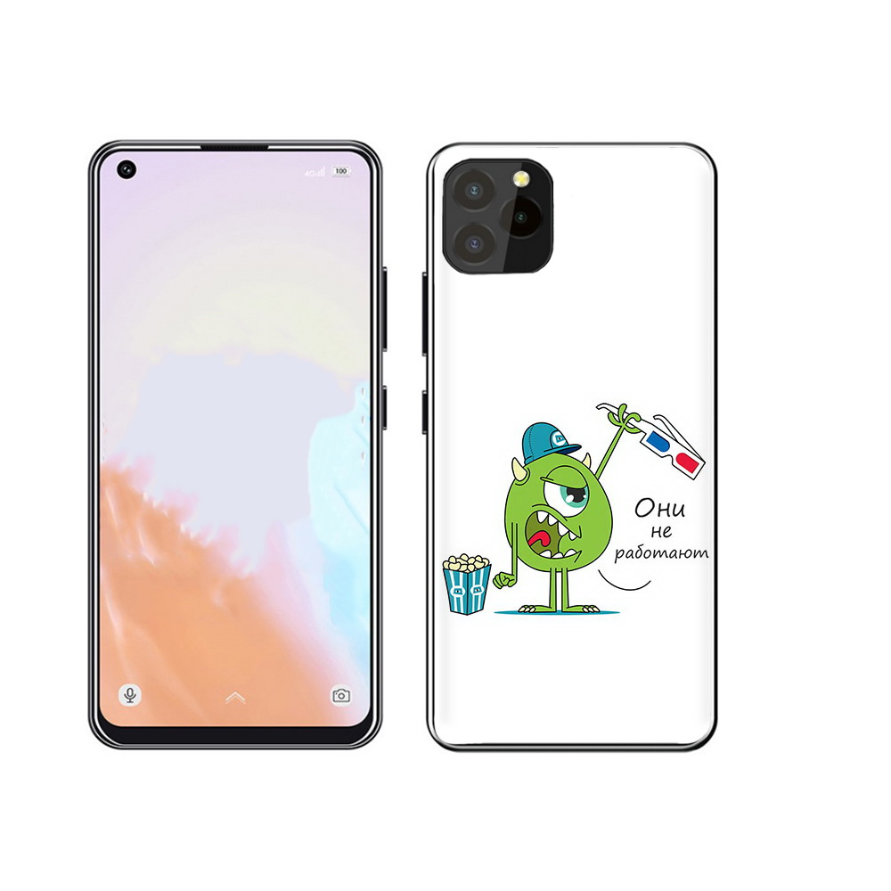 

Чехол MyPads Tocco для Oukitel C21 Pro Очки не работают, Прозрачный, Tocco